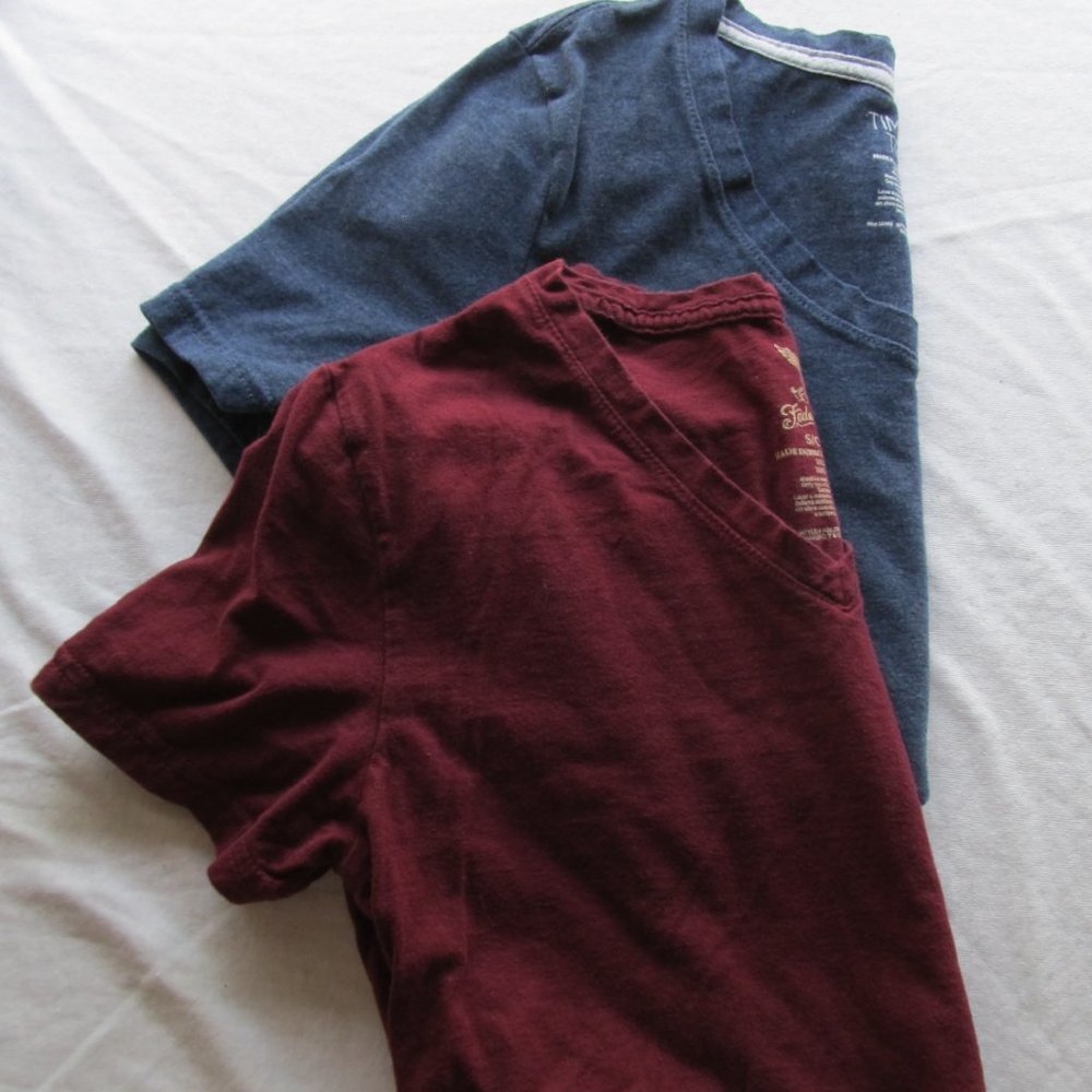 Faded Glory/Time & Tru Short Sleeve Shirt Bundle